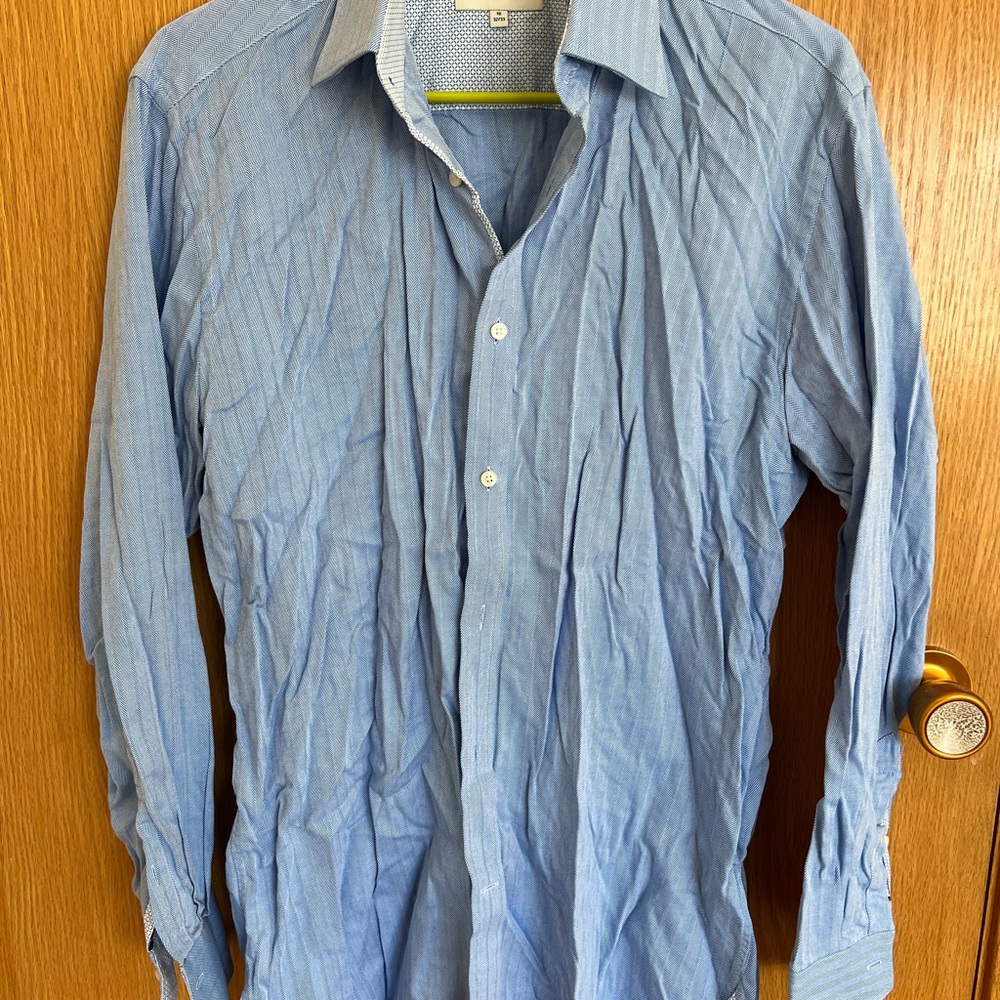 Ted Baker Men's Blue Endurance Dress Shirt